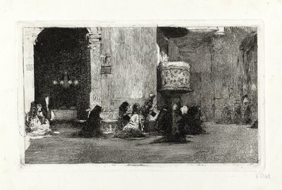 Interior of the Church of Sant Josep by Marià Fortuny Marsal