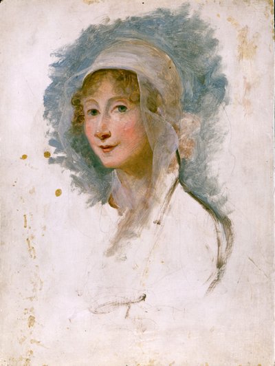Portrait of Giulia Beccaria Manzoni (1762 - 1841), mother of Alessandro Manzoni (Painting by Maria Cosway) by Maria Hadfield Cosway