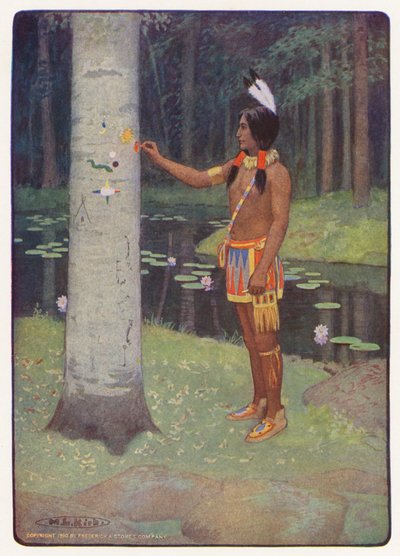 Illustration for Hiawatha by Longfellow by Maria Louise Kirk