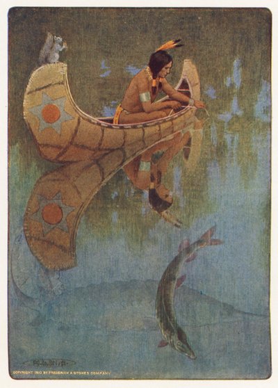 Illustration for Hiawatha by Longfellow by Maria Louise Kirk