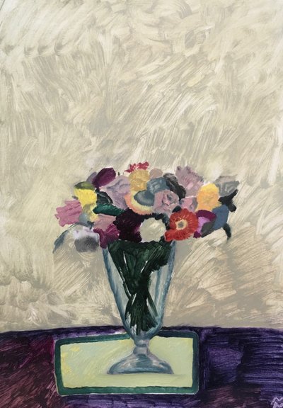 Still Life with Dried Flowers by Maria Magenta