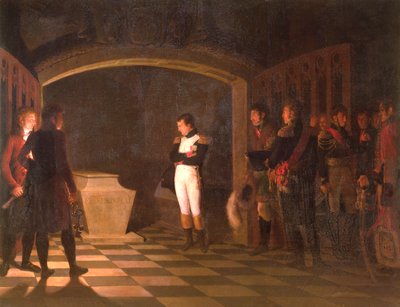 Napoleon Meditating Before the Tomb of Frederick II of Prussia, Potsdam, 25th October 1806 by Marie Nicolas Ponce Camus