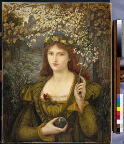 Madonna Pietra Degli Scrovigni by Marie Spartali Stillman