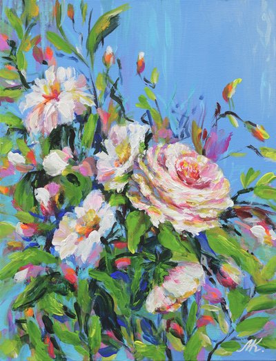 Vibrant Floral Bouquet by Marina Kozyr