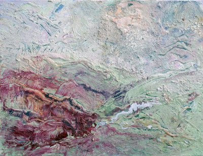 Earthy Textured Landscape by Marina Nelson