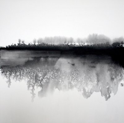 Zen Forest Reflection by Marina Nelson