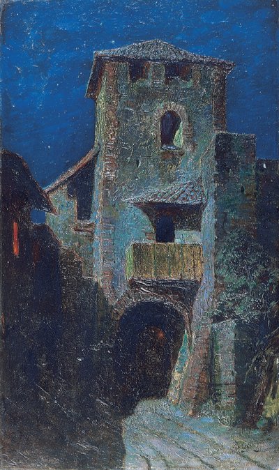 Effect of the Moon over Antique Architecture by Mario de Maria