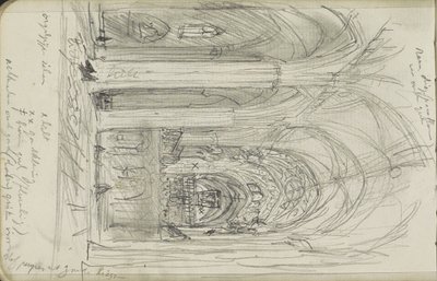 Interior of the Cathedral of Seville by Marius Bauer