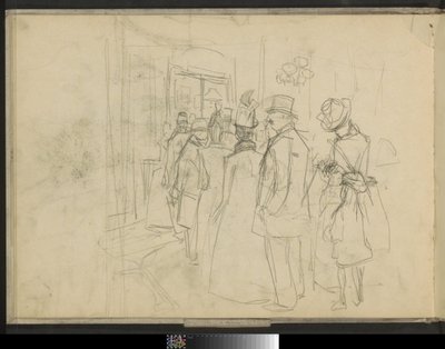 Row of Figures by Marius Bauer