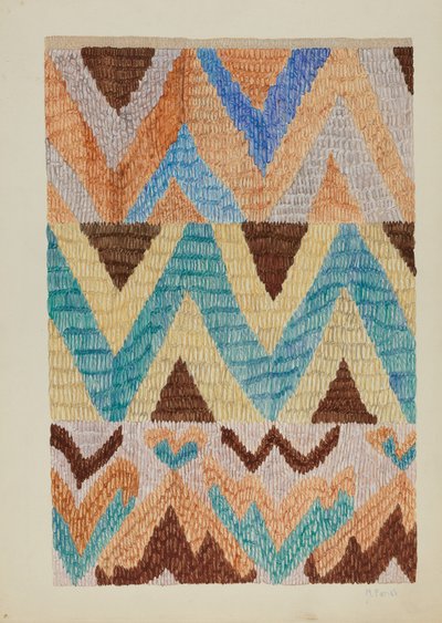 Colcha Bedspread, c. 1937 by Marjery Parish