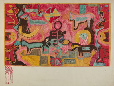 Hooked Rug by Marjery Parish