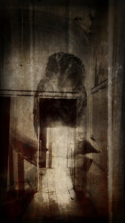 Beauty is a Witch Series Elvaston Castle - Owl Reflecting Doorway by Mark Gordon