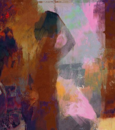 Girl at a Window by Mark Gordon