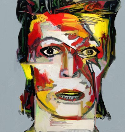 Picasso Reimagined - David Bowie 2 by Mark Gordon
