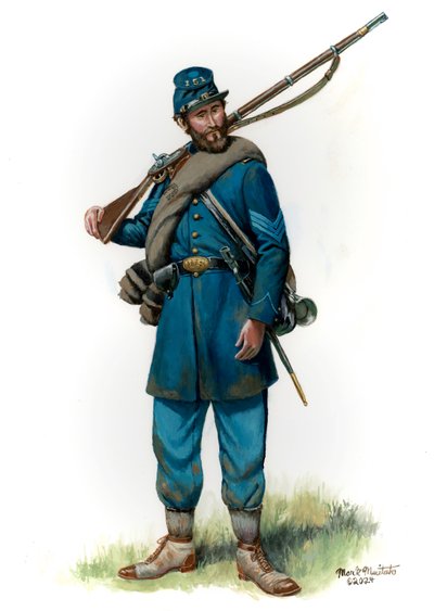 151st Pennsylvania Infantry Sergeant 1863 by Mark Maritato