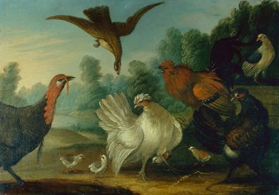 Poultry in a Landscape by Marmaduke Cradock