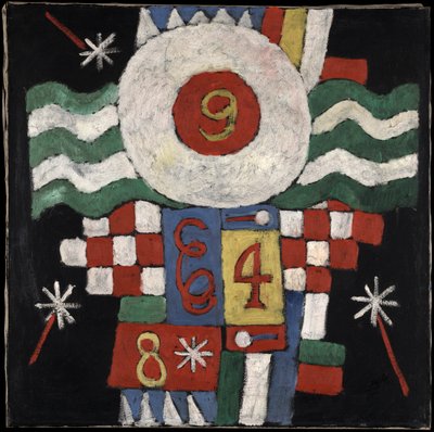 Collection of Numbers, Designs and Letters Seen by Me at the Beginning of the War in Berlin by Marsden Hartley