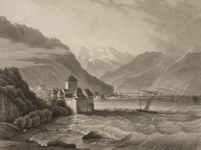 Chateau de Chillon; View from the Vevey Side by Martens