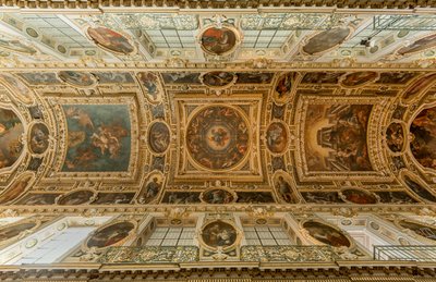 Trinità chapel ceiling by Martin Fréminet