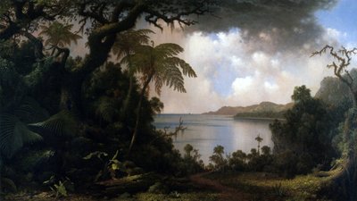 Jamaica, View from Fern-Tree Walk by Martin Johnson Heade