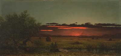 Jersey Meadows at Sunset by Martin Johnson Heade