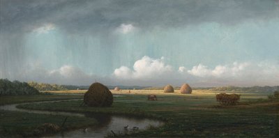 Sudden Shower, Newbury Marshes by Martin Johnson Heade