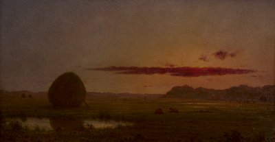Sunset, Newburyport Meadows by Martin Johnson Heade