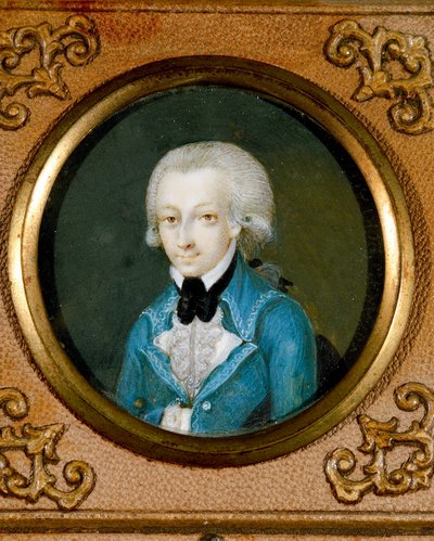 Portrait of Austrian composer Wolfgang Amadeus Mozart, c. 1773 by Martin Knoller