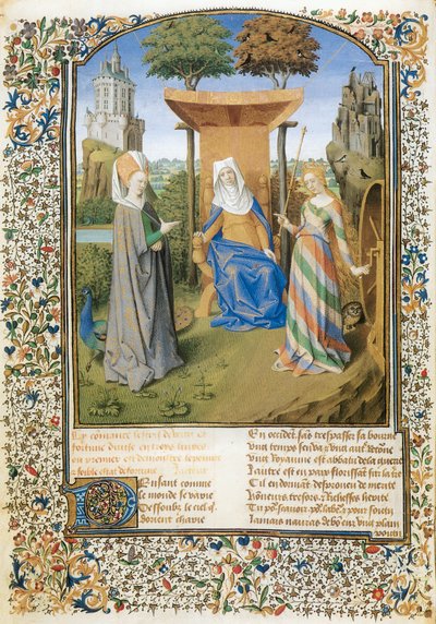 The Fight Between Virtue and Fortune, Poem by Martin Le Franc for Philippe Le Bon of Burgundy by Martin Le Franc