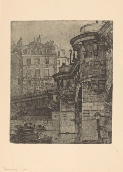 Pont Neuf in Paris by Martin Monnickendam