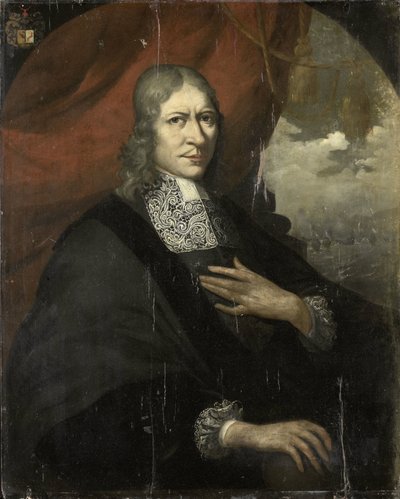 Portrait of Rycklof van Goens, Governor-General by Martin Palin (attributed to)