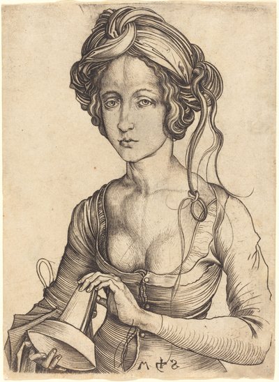 A Foolish Virgin by Martin Schongauer