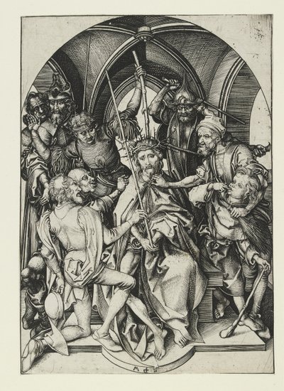 Christ Crowned with Thorns by Martin Schongauer