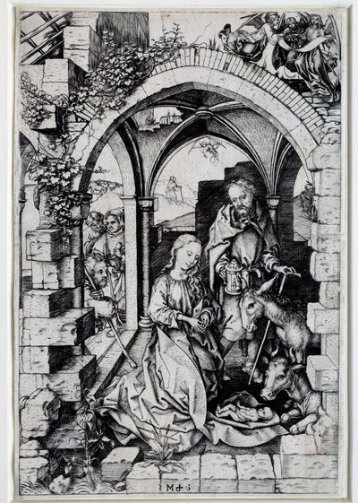 Nativity by Martin Schongauer