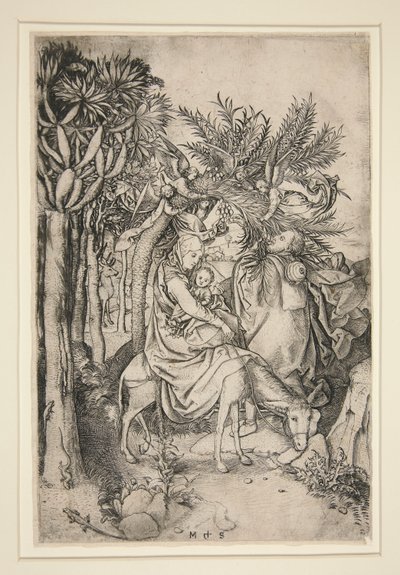 The Flight into Egypt, from the series Life of the Virgin by Martin Schongauer