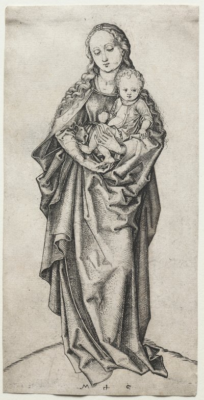 Virgin and Child with an Apple by Martin Schongauer