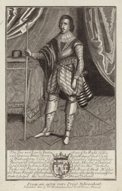 George Villiers by Martin, the elder Droeshout