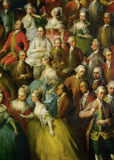 Wedding Concert for Joseph II and Isabella of Parma by Martin van Mytens or Meytens