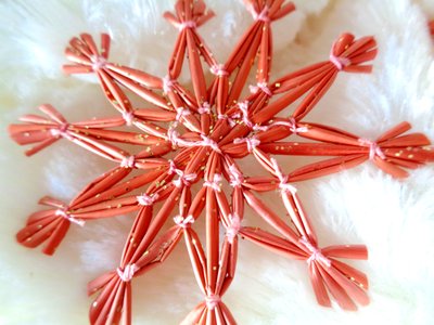 Straw Star Pink by Martina Konitzky
