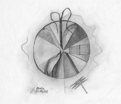 Study Graphite Razor Tree (Homage to Joseph Beuys) by Martina Konitzky