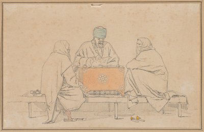 A Turkish Notary and Two Women by Martinus Rørbye