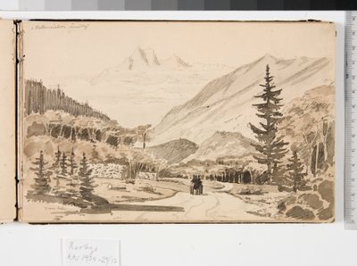 Alpine Landscape by Martinus Rørbye