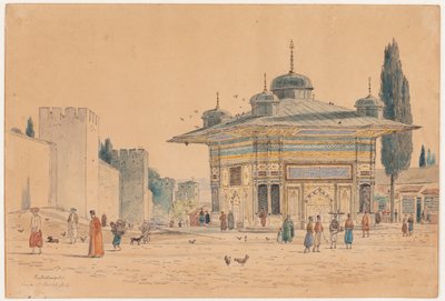 The Well at the Serail Gate, Constantinople by Martinus Rørbye