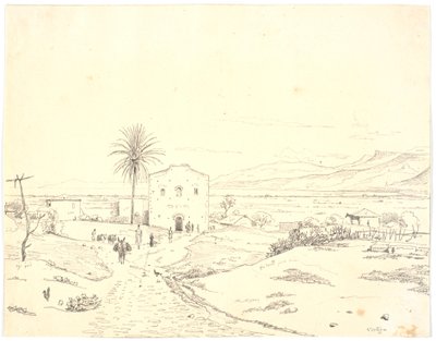 Greek Landscape, Vostiza by Martinus Rørbye