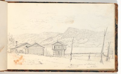 Landscape with Farmhouses by Martinus Rørbye