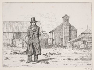 Peter Collet at the Copper Works Buskerud in Norway by Martinus Rørbye