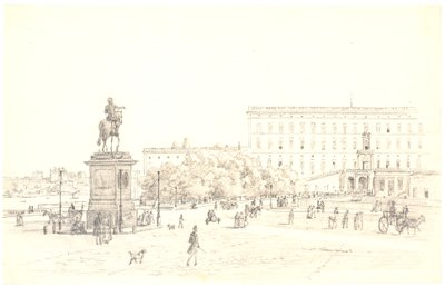 Stockholm Palace by Martinus Rørbye