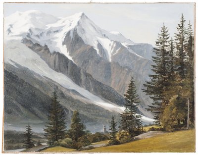 View of Chamonix-Mont-Blanc by Martinus Rørbye
