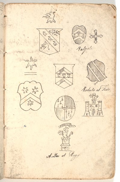 Various Coats of Arms and Devices by Martinus Rørbye