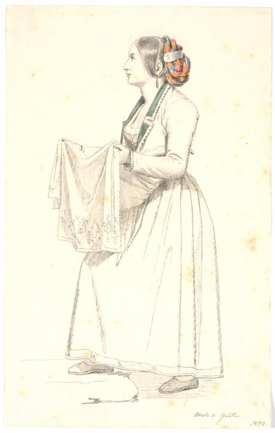 Italian Woman by Martinus Rørbye